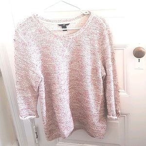 H&M Pink Oversized Sweatshirt
